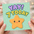 7th Birthday Card, YAY! 7 Today Cute Star Design