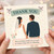 Wedding Thank You Card for Mum and Dad - Bride and Groom Illustration - Parents Appreciation from the Newlyweds - Thank You for All Your Help