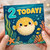 2nd Birthday Card, Cute Under the Sea Pufferfish Design