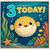 3rd Birthday Card, Cute Underwater Pufferfish Design