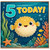 5th Birthday Card, 5 Today Under the Sea Pufferfish Card