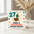27th Birthday Card, Have a Ducking Awesome Birthday Duck Card