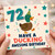 72nd Birthday Card, Have a Ducking Awesome Birthday Duck Party Card