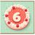 6th Birthday Card, Cake and Cherries Design