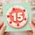 15th Birthday Card, Cherry Cake Design