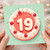 19th Birthday Card, Birthday Cake and Cherries Design