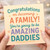 Congratulations On Becoming a Family Card for Two Dads - You're Going to Be Amazing Daddies - New Baby Adoption or Pregnancy LGBT Gay Dads Greeting Card