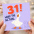 31st Birthday Card, Funny Goose What the Actual Card