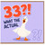 33rd Birthday Card, Funny Goose What The Actual
