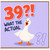 39th Birthday Card, Funny Goose What The Actual 39?! Card