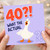 40th Birthday Card, Funny Goose What The Actual 40?!