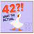 42nd Birthday Card, What The Actual Goose Funny 42 Card