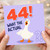 44th Birthday Card, Funny What The Actual Duck Birthday Card