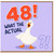 48th Birthday Card, What The Actual Goose Funny 48 Years Old Birthday Card