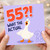 55th Birthday Card, Funny Goose What The Actual Card