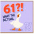61st Birthday Card, Funny What The Actual Goose Card
