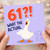 61st Birthday Card, Funny What The Actual Goose Card