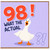 98th Birthday Card, Funny Duck What The Actual Card