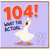 104th Birthday Card, Funny Goose What The Actual Card