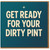 Get Ready For Your Dirty Pint Birthday Card - Cheeky Adult Humour Drinking Joke - Funny Pub Party Greeting Card for Friends