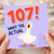 107th Birthday Card, What The Actual Duck Funny Duck Card