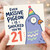 21st Birthday Card, Even Massive Pigeon Is Shocked You're 21