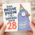 28th Birthday Card, Funny Pigeon Card