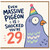 29th Birthday Card, Funny Pigeon Birthday Card for Her or Him