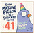 41st Birthday Card, Even Massive Pigeon Is Shocked You're 41 Humorous Birthday Card