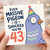 43rd Birthday Card, Even Massive Pigeon is Shocked You're 43, Funny Birthday Card