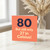 80th Birthday Card Funny - 'But Still Only 27 in Celsius!' Humorous Milestone Age 80 Card for Him or Her, Friend or Family