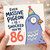 86th Birthday Card, Even Massive Pigeon Is Shocked You're 86