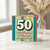 50th Birthday Card, Thriving & Totally Fabulous, Retro Milestone Celebration Card