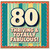 80th Birthday Card, Thriving & Totally Fabulous Retro Age 80 Card