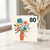 80th Birthday Card, Colourful Floral Bouquet in Vase