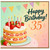 35th Birthday Card, Happy Birthday Strawberry Cake Card
