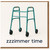 zzzimmer time Funny Birthday Card - Zimmer Frame Joke, Cheeky Ageing Humour for Him or Her - Blank Inside