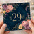 29th Birthday Card, Elegant Floral Number 29 Birthday Card