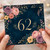 62nd Birthday Card, Floral Age 62 Birthday Card