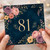 81st Birthday Card, Elegant Floral Age 81 Birthday Card