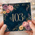 103rd Birthday Card, Floral Number 103 Birthday Card
