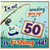 50th Birthday Card, Funny Fishing Card for Him