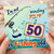 50th Birthday Card, Funny Fishing Card for Him