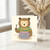 Happy Birthday Card - Cute Bear with Cake Illustration, Fun Animal Birthday Greeting Card