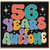 56th Birthday Card, 56 Years of Awesome Card
