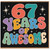 67th Birthday Card, 67 Years of Awesome Card