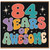 84th Birthday Card, Years of Awesome Card