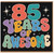 85th Birthday Card, 85 Years of Awesome Retro Style Card