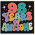 98th Birthday Card, 98 Years of Awesome Retro Typography Card