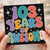 103rd Birthday Card, 103 Years Of Awesome Retro Style Card